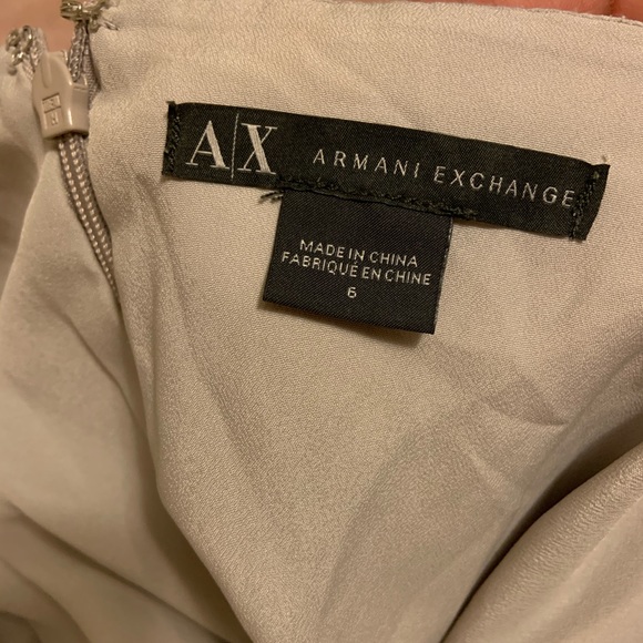 Armani Exchange Silk Grey Dress - Picture 7 of 7